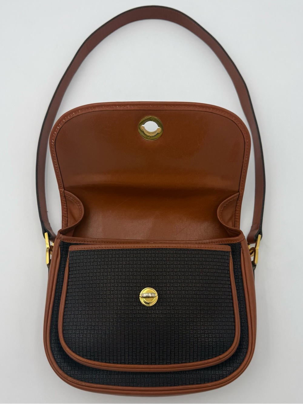 🇨🇭BALLY of SWITZERLAND 1851 • Saddle 23 Shoulder Bag in Monogram • Made in ITALY - Picture 12 of 16